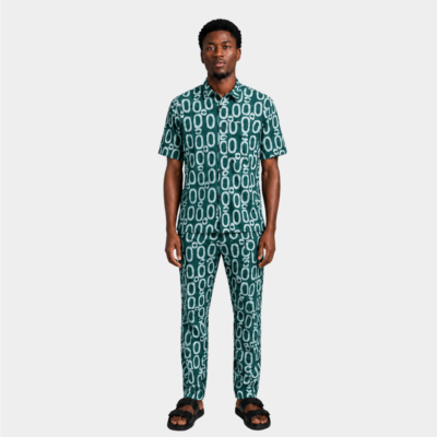 Oh Oh Green and Blue Lounge Trouser
